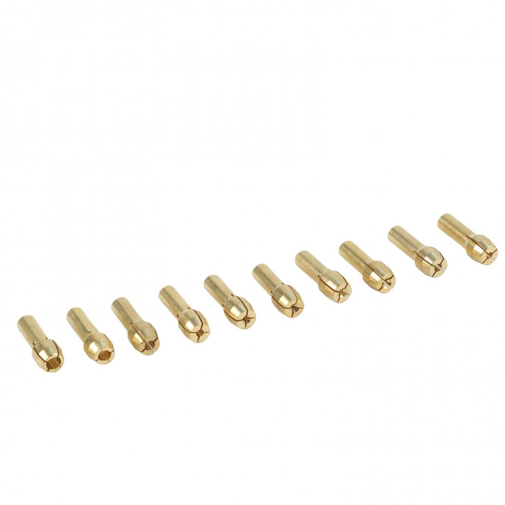 10 piezas para portabrocas de mini taladro 4.2/4.8mm Pinza de cobre para uso en herramientas rotativas