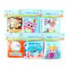 Resources Stereoscopic Baby Cloth Book Early Education Cognitive Toys 4 Pages 8 Sides English Palm Book Animal Baby Cloth Book