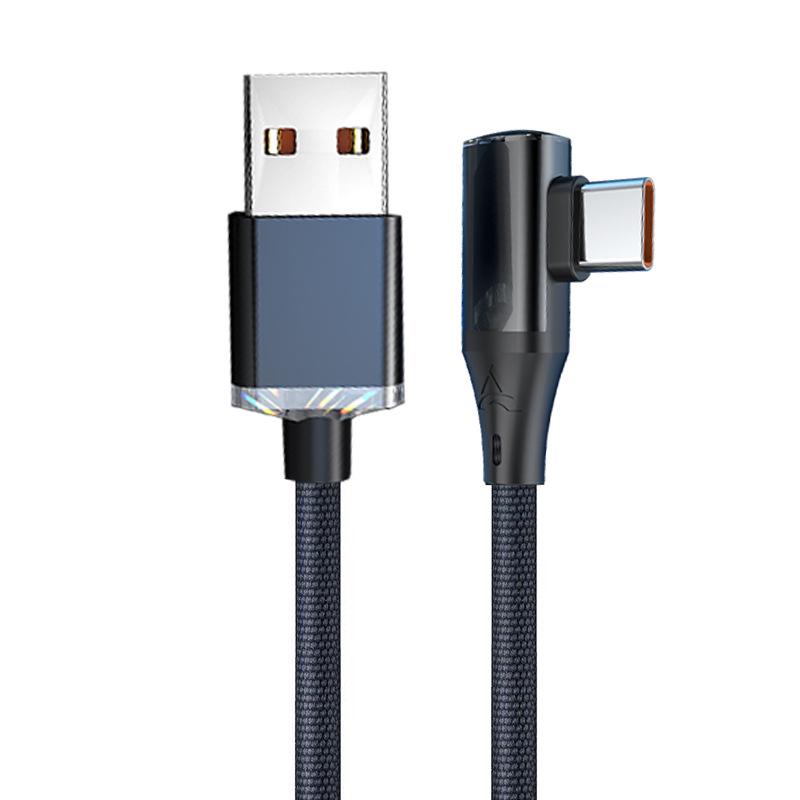 JingYao 120W Type-C Fast Charging Cable for Huawei, Vivo, Oppo, Honor, and Car Chargers
