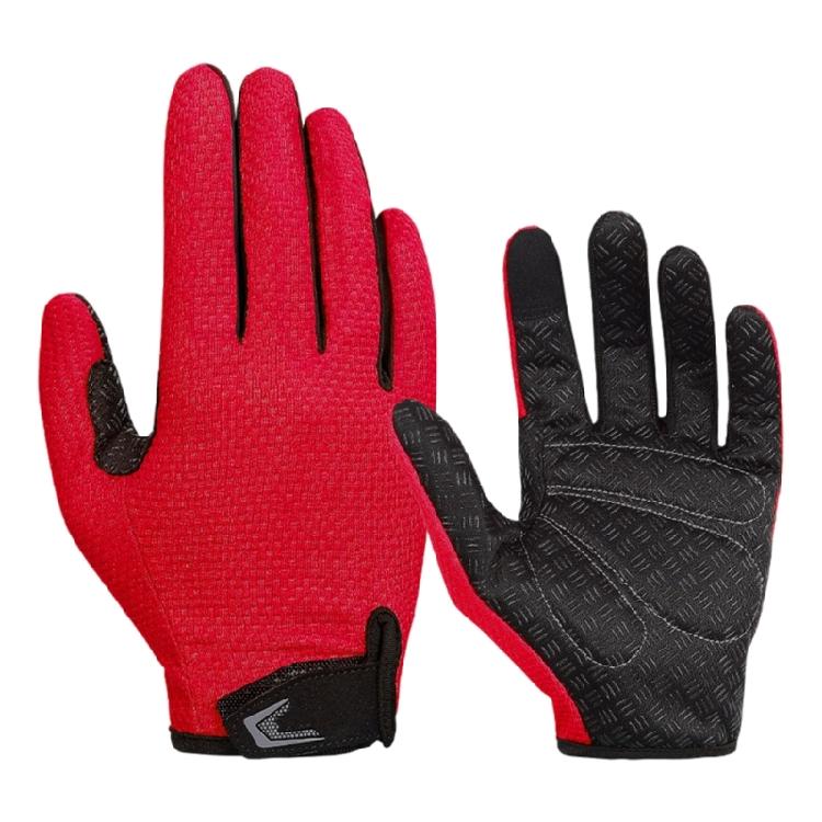 Full Finger Antislip Gloves for Ridings Hiking Cycling Equipment Biking Gloves, Breathable Gloves Touchscreens Gloves L