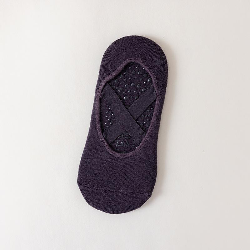 3 Pairs/5 Pairs/1 Pair Yoga Socks Women Cotton Silicone Non-slip Pilates Grip Towel No-Show Barre Breathable Bandage Sports Sock