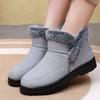 Damenstiefel Winterstiefel mit Fell Warme Stiefeletten Schnee Botas Mujer Slipper Fellschuhe Frau Winter Schuhe Schwarz Damen