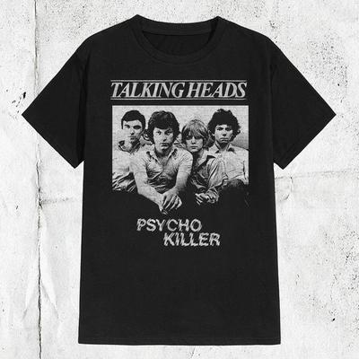 80s 90s Talking Heads Band Psycho Killer Unisex T‑Shirt