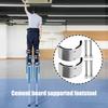 2 Pezzi Piastra Comfort per Gambe a Puntelli Lega di Alluminio Accessori per Puntelli Piastra Curva Parti per Puntelli da Cartongesso Per Gambe Fisse Durevole