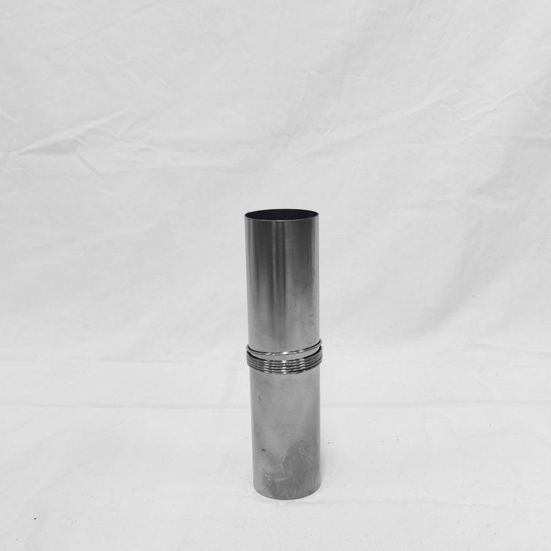 Pure Titanium Hand-Rolled Chimney Wood Stove: Portable Titanium Camping Pipe & Tent Accessory