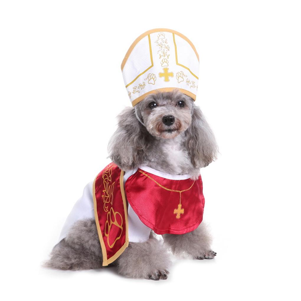 Halloween Pumpkin Dresses Costume For Dog Cat Cosplay Suit Clothing Christmas Prom Clothes