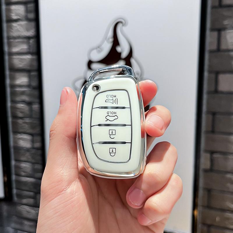 Car Remote Key Case Cover Protect Shell Fob For Hyundai Creta Ix35 Ix45 I10 I30 I40 Tucson Santa Fe Rena Sonata Elantra Azera