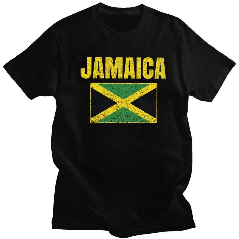 Custom Jamaica Country Jamaican Flag T Shirt Men Short-Sleeve T-shirts Casual Tee Tops Oversized Tshirt Merch - Men s Summer ... S разноцветный