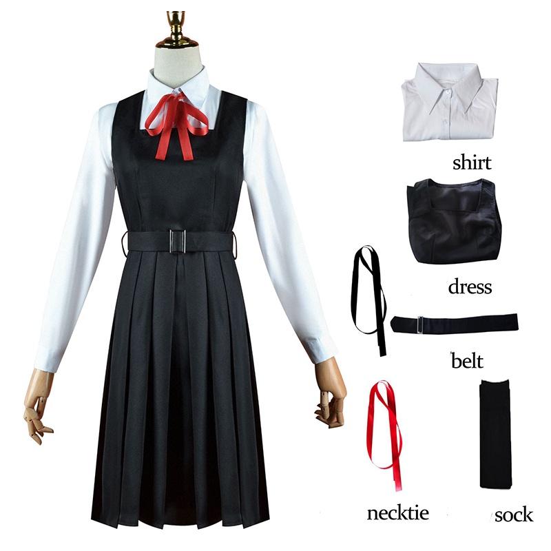 

Chainsaw Man Mitaka Asa Yoshida Cosplay Costume Nurse Uniform Carnival Halloween Mitaka Asa,L
