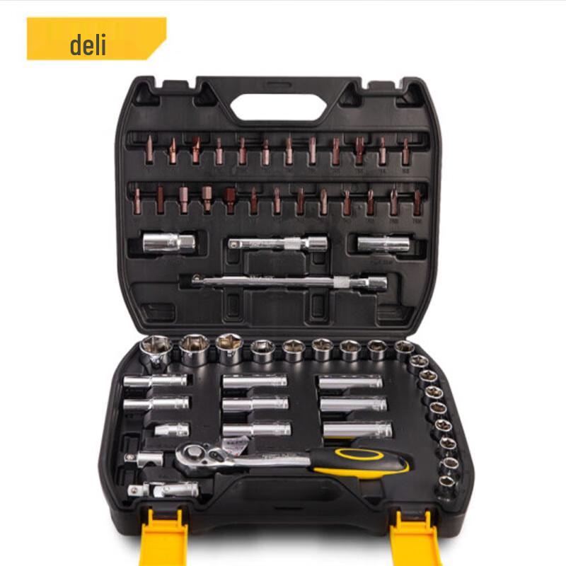 Deli 58-Piece 12.5mm Socket Set
