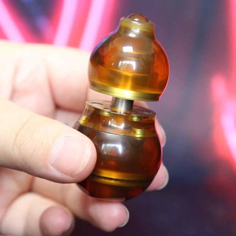 Fidget Slider Pei Cucurbits Magnetic Push Slider Press Button Clicker Adult EDC Metal Fidget Toys ADHD Hand Spinner