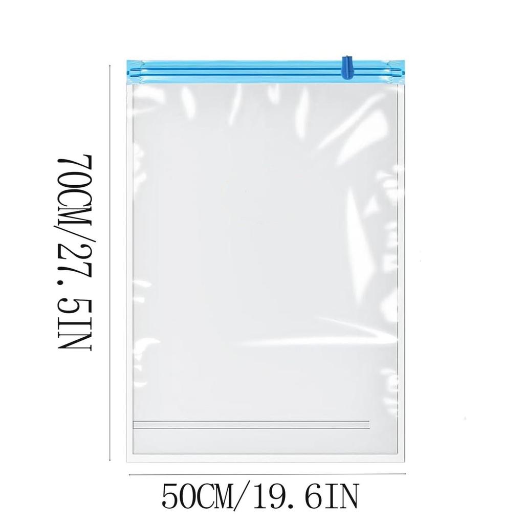 Multiple Sizes Vacuum Storage Bags Hand Roll Durable Space Saver Bags For Clothes Clothing Travel Accessories Suitcase Organizer