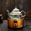 ZISIZ Thickened Glass Teapot with Infuser
