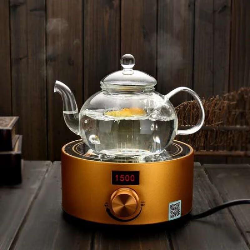 ZISIZ Thickened Glass Teapot with Infuser