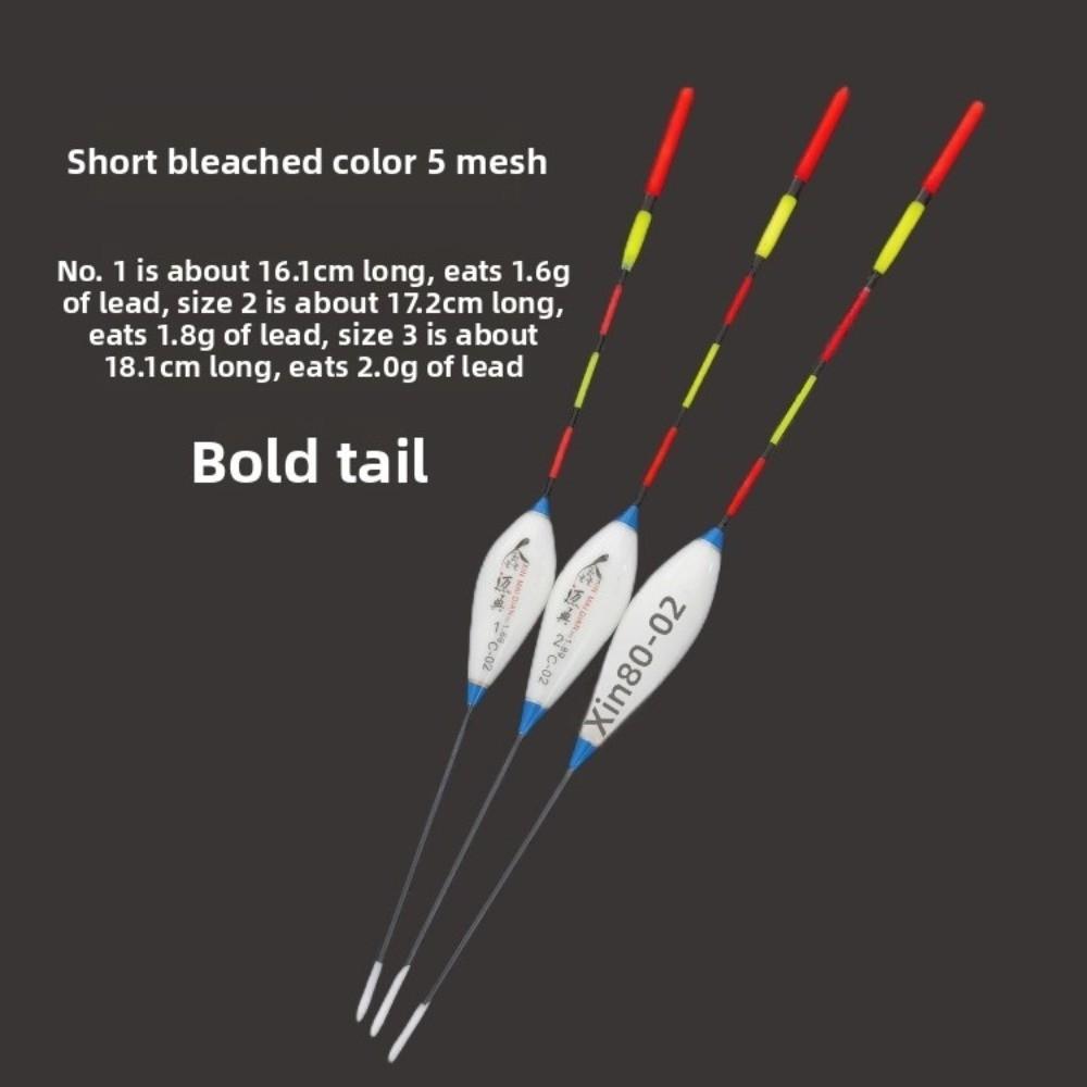 3pcs Slip Drift Tube Floats Bobbers Eye-catching Triangle Tail Fishing Floats  Fishing
