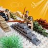 Non-Toxic Ninja Series Characters Figurines Assembled Toy Building Blocks World War Ii Doll Sets Military Series Weapons.
