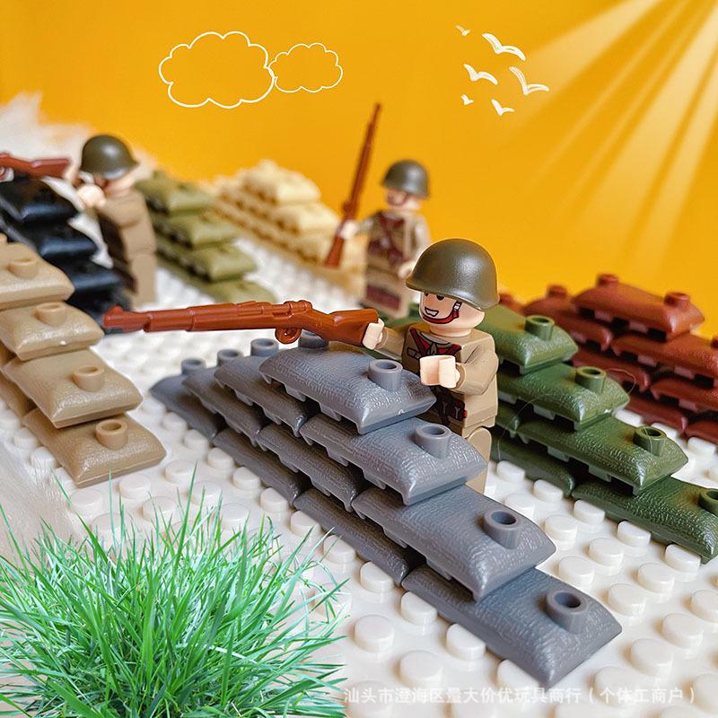 Non-Toxic Ninja Series Characters Figurines Assembled Toy Building Blocks World War Ii Doll Sets Military Series Weapons.