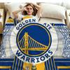 Golden State Warriors Print Flannel Blanket High Quality Warm Comfortable Cover for All Seasons Perfect for Gifts Home Decor