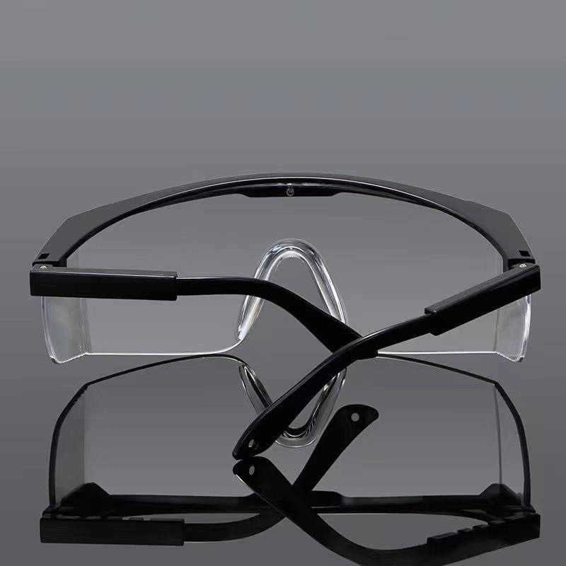 Safety Glasses Protective Eyewear Goggles Anti Droplet Debris Googles Adjustable Telescopic Labor Protection Goggles Work Lab