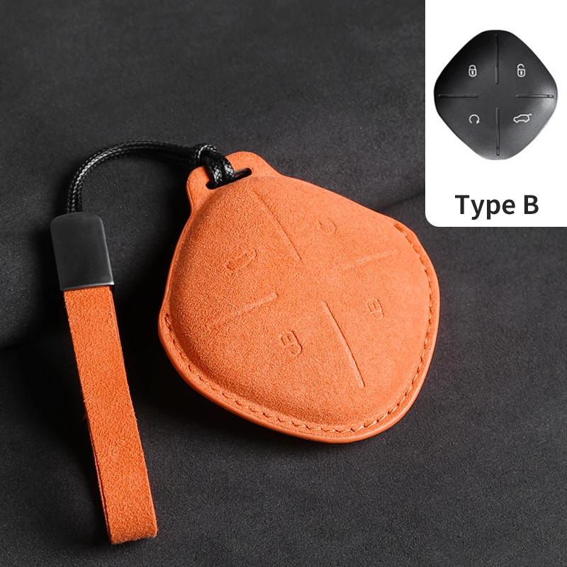 Suede Car Key Case Cover for Chery Jetour Dashing X-1 Plus DTC IDM 2022 2023 for Chery JETOUR X70 X70plus X70m X90plus X95pro
