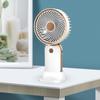 Mini Handheld Fan USB Fan for Camping or Playing Sports Small Personal Fan Makeup Eyelash Fan for Hiking Traveling Home Office
