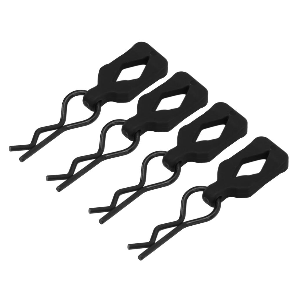 4pcs Metal Body Shell Clips Buckles for 110 RC Remote Control Car Parts AccessoriesOrange