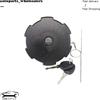 Fits VolvoL60 L90 L110 Locking Fuel Cap With Keys Wheel Loader 20392749 20392751