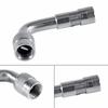 90 Degree Bent Motorcycle Valve Adapter, Copper Silver Tyre Tube Angle Valve Extension, Universal Accessories for Car Truck