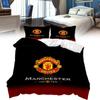 Manchester Muster Digitaldruck Bettbezug Kissenbezug Set Schlafzimmer Bettwäsche