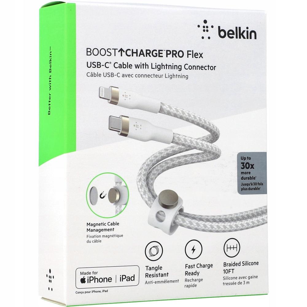 Belkin Usb Type C - Apple Lightning Cable 3 White 1 Pc