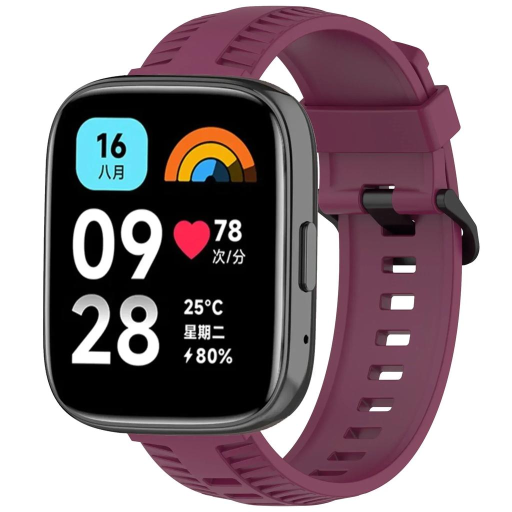 Silicone Strap for Xiaomi Redmi Watch 3 Active/Lite Band Sport Wristband for Redmi Watch 5 Active 22mm Band Bracelet Accessories