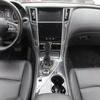 Carbon Fiber Center Console Dashboard Air Vent Gear Cup Holder Panel Cover Trim for Infiniti Q50 Q60 2014-2024