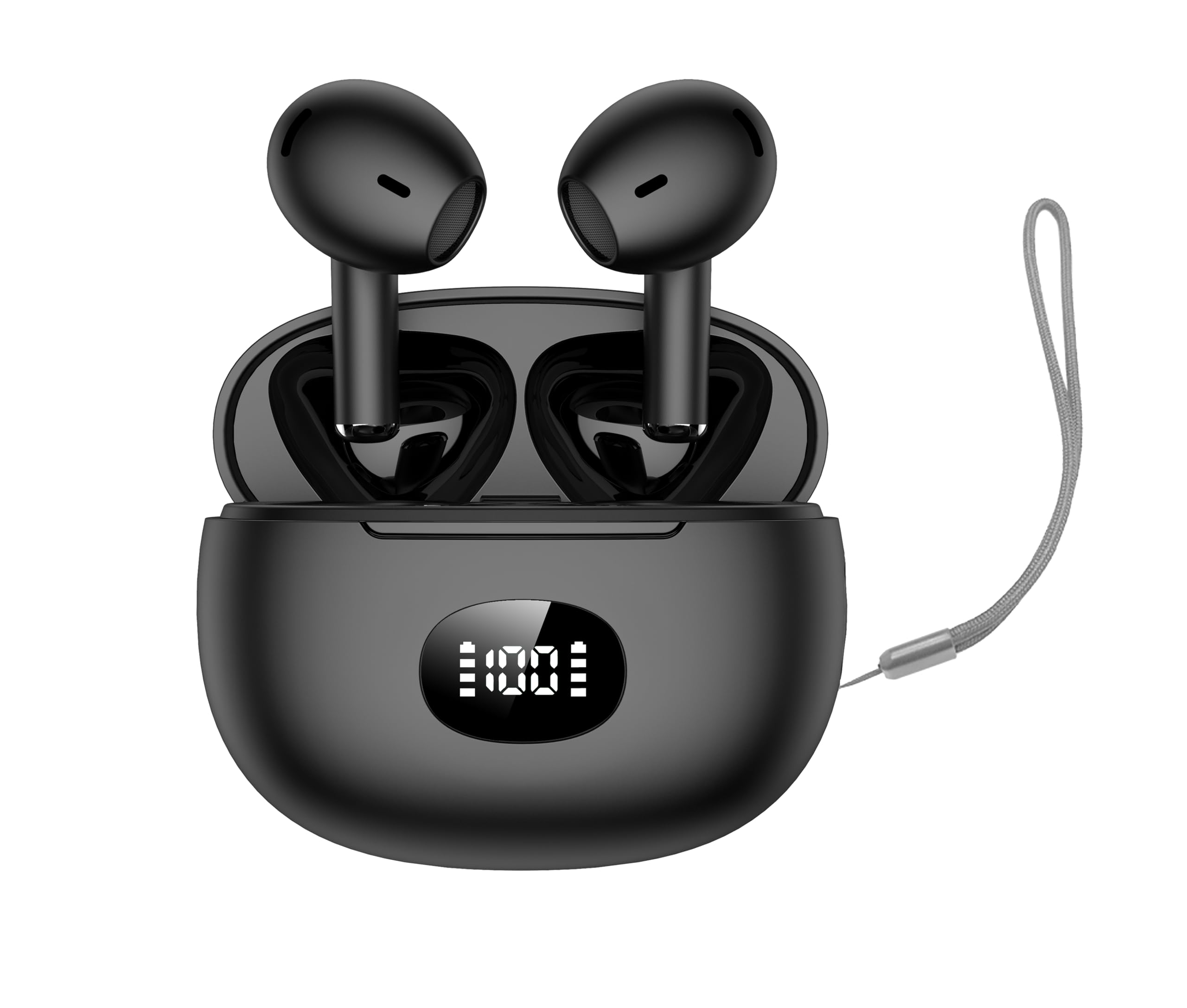 

Bluetooth Wireless 2025 Последние Bluetooth Karuna Автоматические Наушники Instant Touch для конференций, Наушники, Наушники, EDR+Bluetooth 5.4, Тип, Сопряжение, чёрный