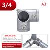 25Mm Aluminum Alloy Connector Elbow Tee Base Flat Three-Dimensional Fitting Connection Fastener Steel Tube Shelf Parts