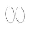 S925 Sterling Zilver Ronde Holle Buis Oorbellen – Eenvoudig, Veelzijdig, High-End Kraakbeen Sieraden voor Vrouwen