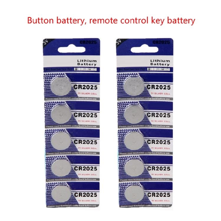Long lasting CR2025 Coin Cells Battery for Key Fob Highly Performances Power