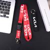 HFVY8 Car Keychain Neck Wear ID Card Pass Lanyard Nylon Long Keyring Ribbon For KIA KN Rio Ceed Sportage Cerato Sorento Optima Picanto