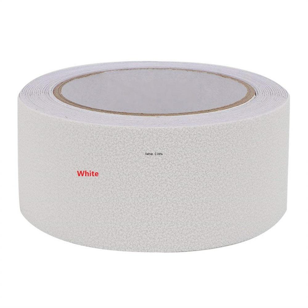 5cm*10m Anti Slip Strips White Red Yellow Blue Non-Slip Tapes Traction Grip Decal  Waterproof Adhesive Stickers For Stairs Steps