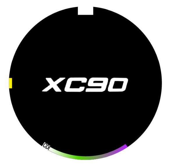 LED Logo Lamp Car Door Welcome Projector Light Courtesy For Volvo S80 V90 S60L V60 V40 XC40 XC60 XC90 POLESTAR 2012-2023 Car Led