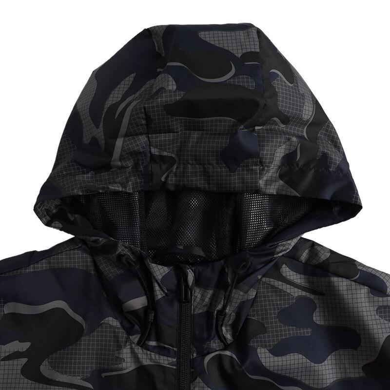 Adidas Mh Wb Camo Hooded Sports Jacket Men Jackets Black GF3967