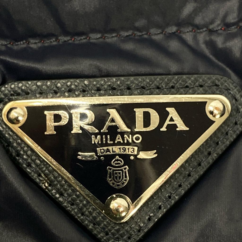 Prada [Domestic Regular] SGH032 Hoodie Nylon Light Jacket 50 NavyUsed