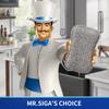 MR.SIGA Efficient Double-Sided Scrub Sponge (6-Pack) - Dishwashing Sponge - Non-Scratch Kitchen Sponge