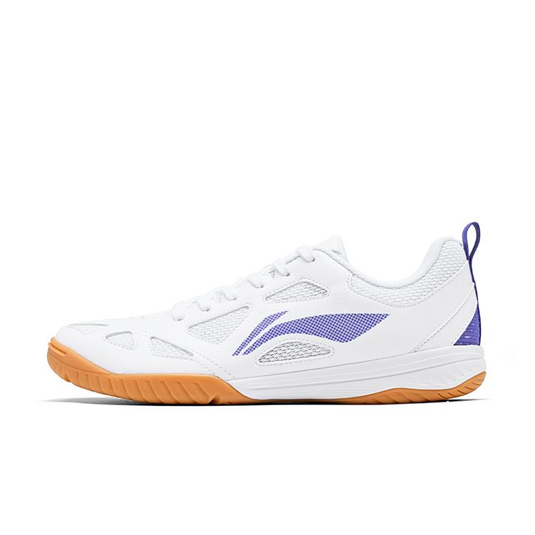 New LiNing Breathable Support Lightweight Functionality Casual Applicable Scenario Low Top Table Tennis Shoes Unisex White APPU031-2