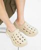 Bsqt By Classy Go117 Yarital Airhole Bold Eva Slippers Cream Beige