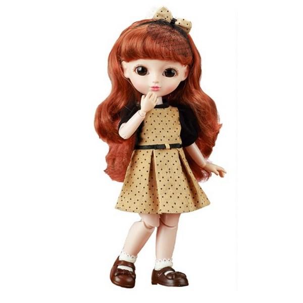 One&One Coco Girl Coco Chouchou Luxury Look Ball Jointed Doll, 34cm, Mixed Colors