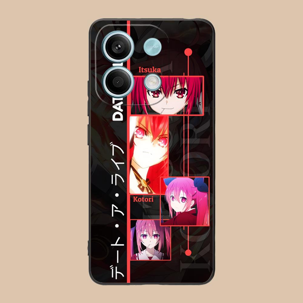 Date a Live Kotori Itsuka Matte TPU Mobile Phone Case for POCO M7 M6 M5 M4 M3 X7 X6 X5 X4 X3 Pro GT 5G Colorful Printing Cover