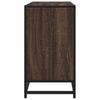 Bathroom Vanity Unit Brown Oak Effect 65 X 33 X 60 Cm
