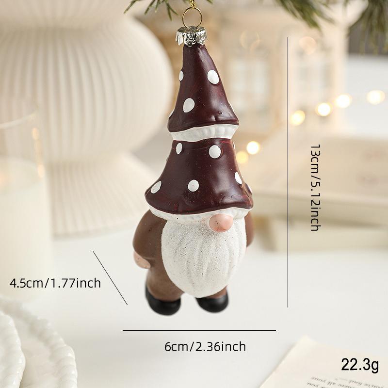 Christmas Pendant Decorations Reusable Christmas Hanging Ornament Holiday Tree Hanging Colorful Christmas Dwarf Ornament