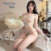 Sexy Pure Desire Suspender Lace One-piece Open Gear Free Sex Underwear Uniform Temptation Small Breasts Show Big