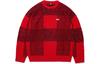 Li Ning Sweaters Unisex Red Crew Neck Moderate Base Layer AMBT001-1